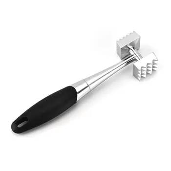 

Household Portable Stainless Steel Zinc Alloy Meat Hammer Double-Sided Knocking Meat Hammer Loose Meat Hammer Steak Hammer