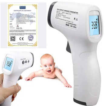 

LCD Digital IR Infrared Thermometer Non-contact Body Forehead Temperature Meter with Automatic Shutdown Function