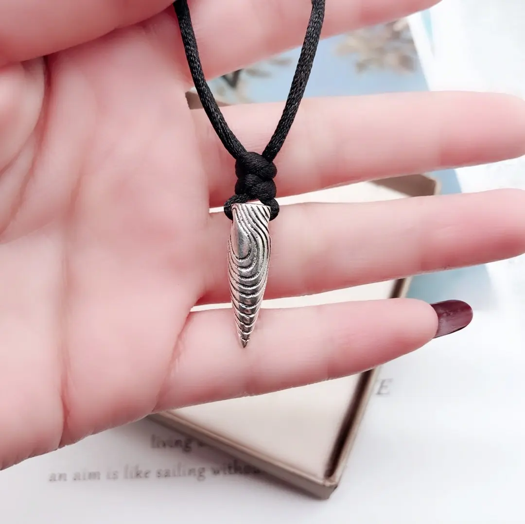 

Полностью 925 пробы Серебряное ожерелье с кулоном в виде пули ювелирные изделия стойкая блестящая индивидуальная длина скользящая Веревка Цепь Masculinee