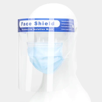 

10Pcs Safety Face Shield Replaceable Full Protective Transparent Visor Protection Anti Virus Splash Safety Face Cover