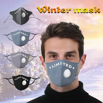 

Reusable Face Mask Respirator Valve Adults Outdoor Washable Breathable Face Mask Dustproof Windproof Protective Mask Mascarillas