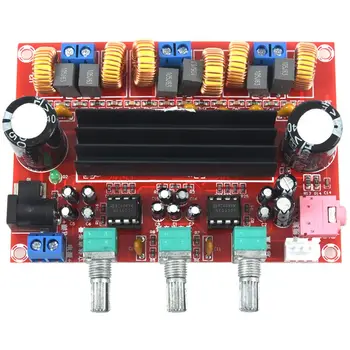 

DC12-24V TPA3116D2 2.1 Channel Digital Subwoofer Power Amplifier Board+case