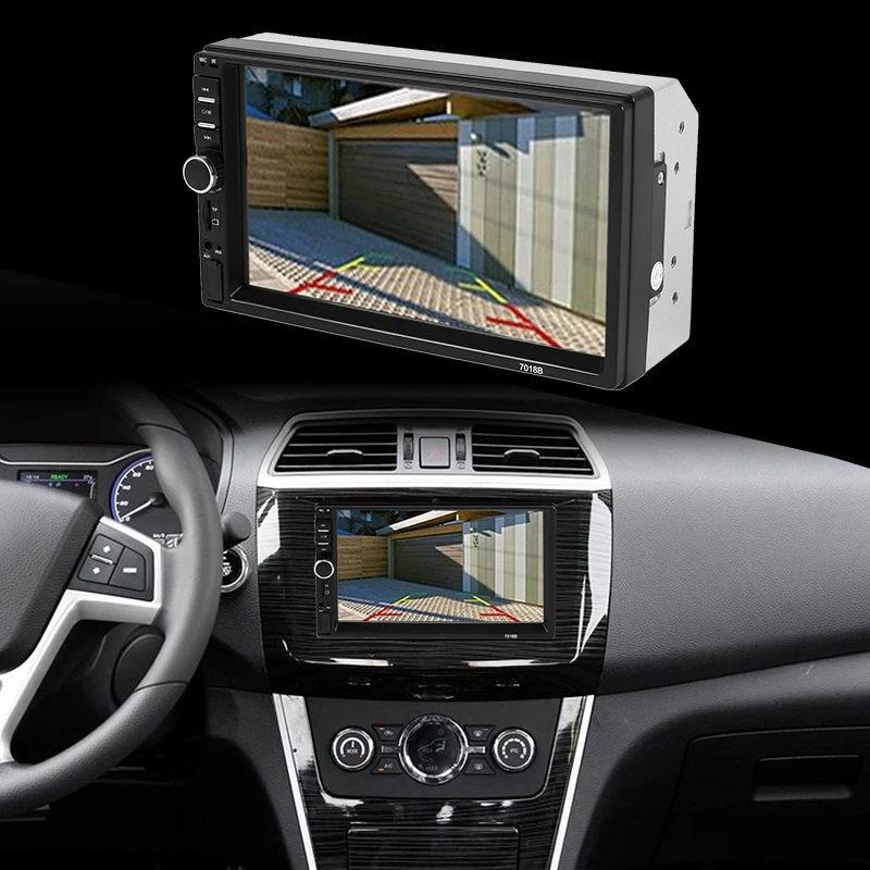 " 2 Din сенсорный экран автомобиля MP5 плеер Bluetooth Стерео FM радио USB/TF AUX In
