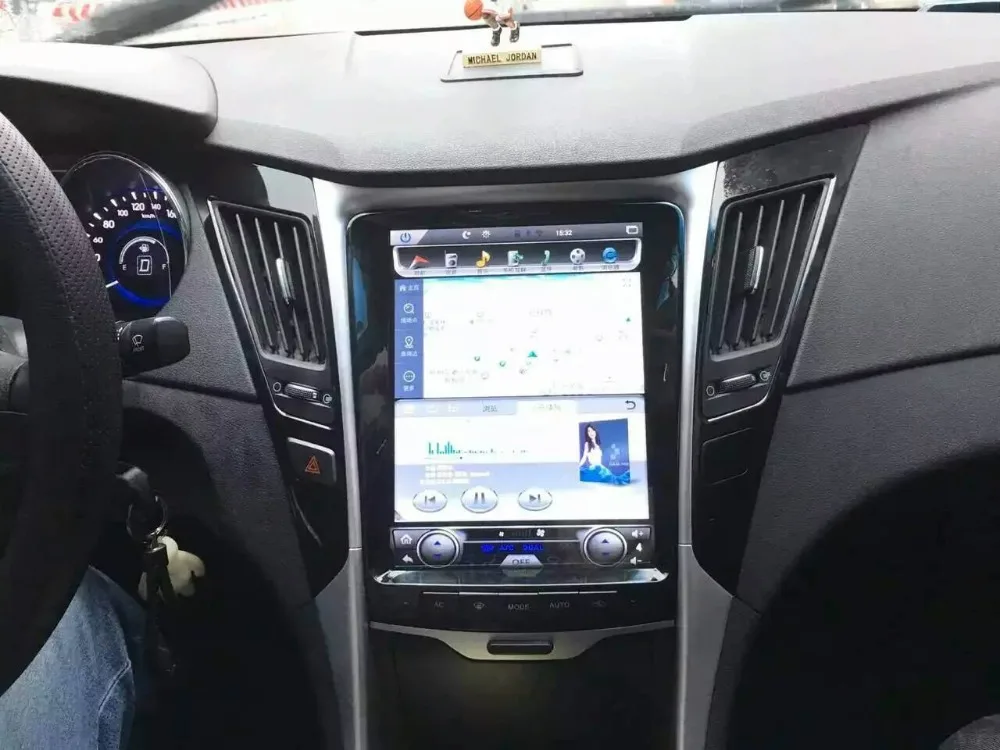 Автомобильный DVD плеер с GPS навигацией 10 4 &quotвертикальный экран стиль Тесла Android 9 0