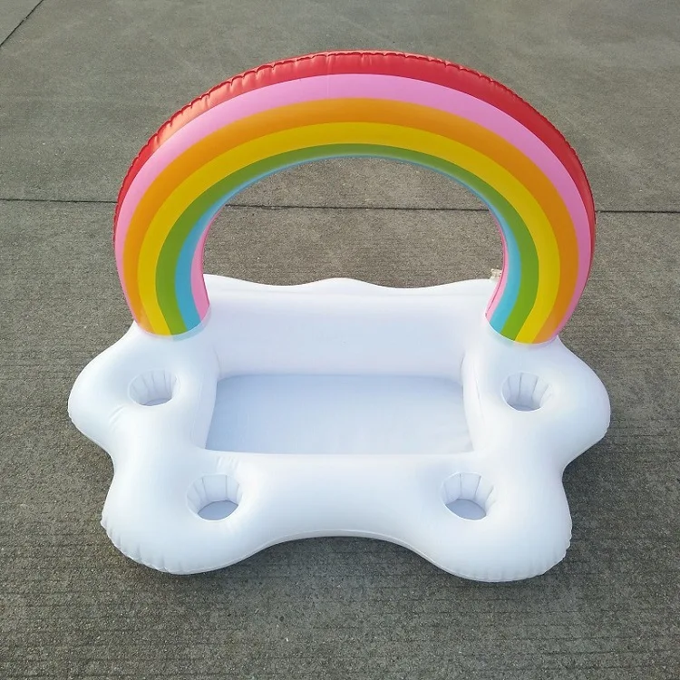 

Factory Currently Available Wholesale White PVC Inflatable Rainbow Ice Bar, Inflatable Salad Bar, Inflatable Rainbow Ice Plate