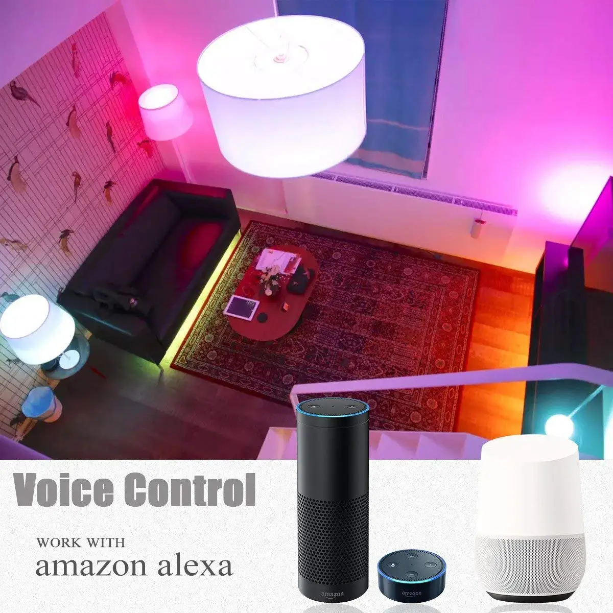 E12 WiFi умный светильник LED RGB свеча 40 Вт эквивалент изменение цвета ing пульт