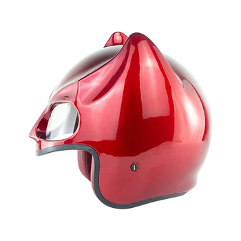 

For Soman SM560 Motorbike Helmets Half Face Classic Retro DOT Bat Ear design Motorcycle Helmet casco capacete moto