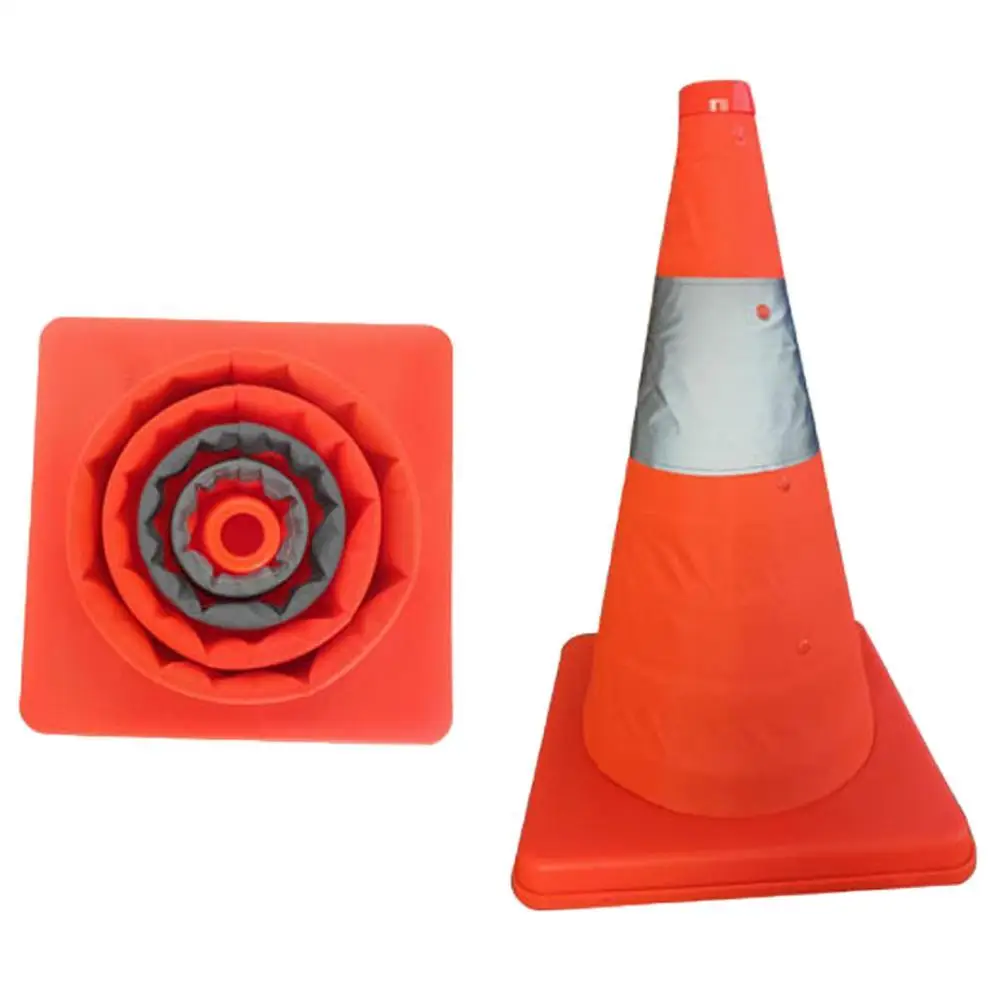 Telescopic Reflective Car Emergency Road Cone Warning Roadblock with Top Light | Автомобили и мотоциклы
