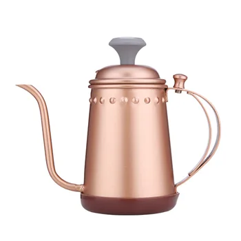 

Long Spout Palace Drip Coffee Pot with Thermometer Stainless Steel Pour-over Coffee Kettle Gooseneck Coffee Pot Set New Style