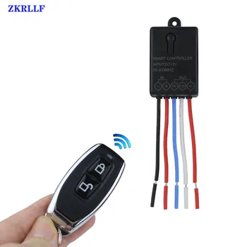 

433Mhz Universal Smart Home Wireless Remote Control Switch DC12V 1CH Relay Receiver Module for Magnetic Mortise Lock Control DIY