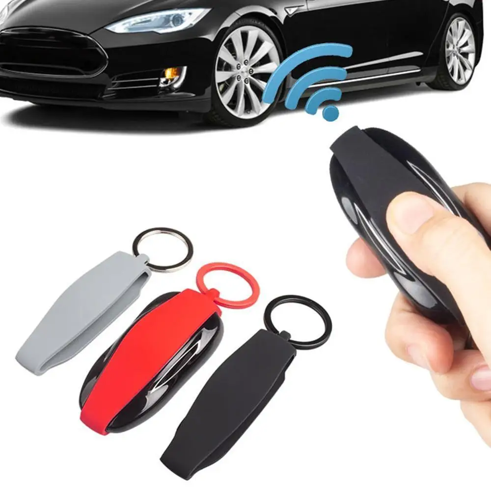 Силиконовый резиновый защитный чехол для ключей автомобиля для Tesla модель 3 S X пульт дистанционного управления без ключа
