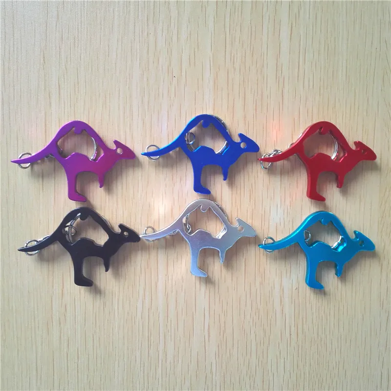 

Outdoor EDC Kangaroo Shaped MultiFunction Wine Cap Opener OK Beer Cap Bottle Opener Kitchen Bar Tools Accessories