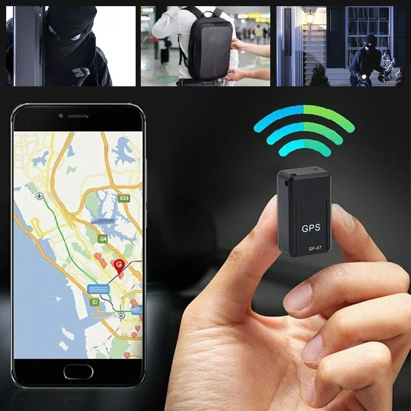 Magnet GPS Tracker mit Free APP GPS Locator Anti-Thief Echtzeit GPS Tracking für Tasche Brieftasche Taschen Schulranzen Wichtige Kinder Auto Kimfly Mini GPS Tracker 