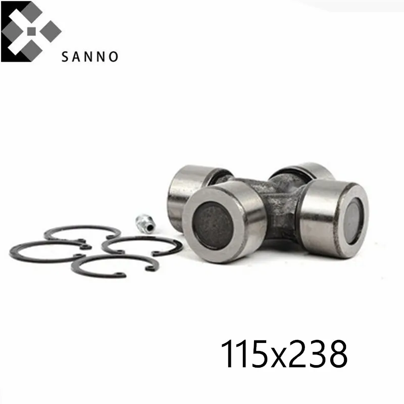 

Карданный подшипник 115x238, большой размер, универсальный шарнирный автомобильный подшипник, U-образный автомобильный подшипник, термостойкий центральный поперечный подшипник