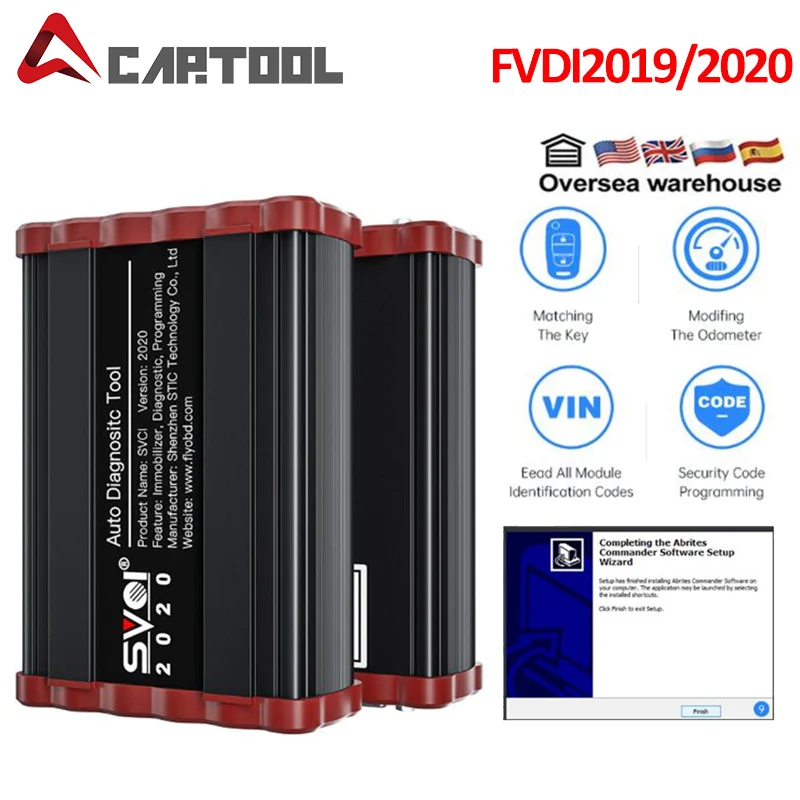 Новое программное обеспечение SVCI V2019 все функции VVDI2 V2020 V2015 18 без ограничений ABRITES