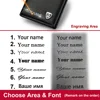 2024 Men Wallets Thin Name Engraving Genuine Leather MINI Men Purse ID Card Holder Classic High Quality Men Wallets 6