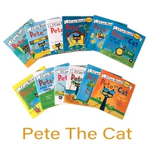 

12 Book/Set I Can Read The Pete Cat English Books For Kids Story Libros Educational Toys For Children Pocket Reading Livros Art