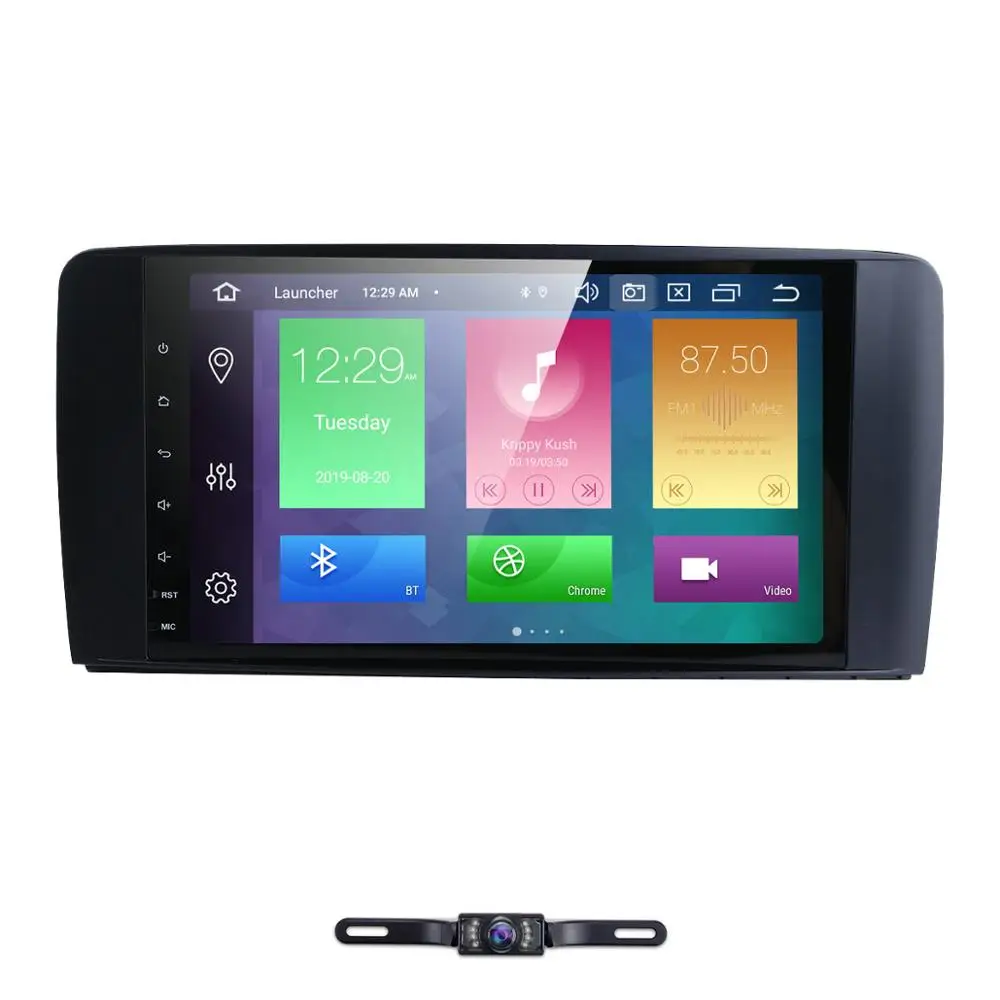 Camera1 Android 9,0 4G 64G Автомобильный gps для Mercedes Benz ML GL W164 ML350 ML500 GL320 X164 ML280 GL350 GL450 Радио Стерео навигация без DVD - Цвет: Camera1