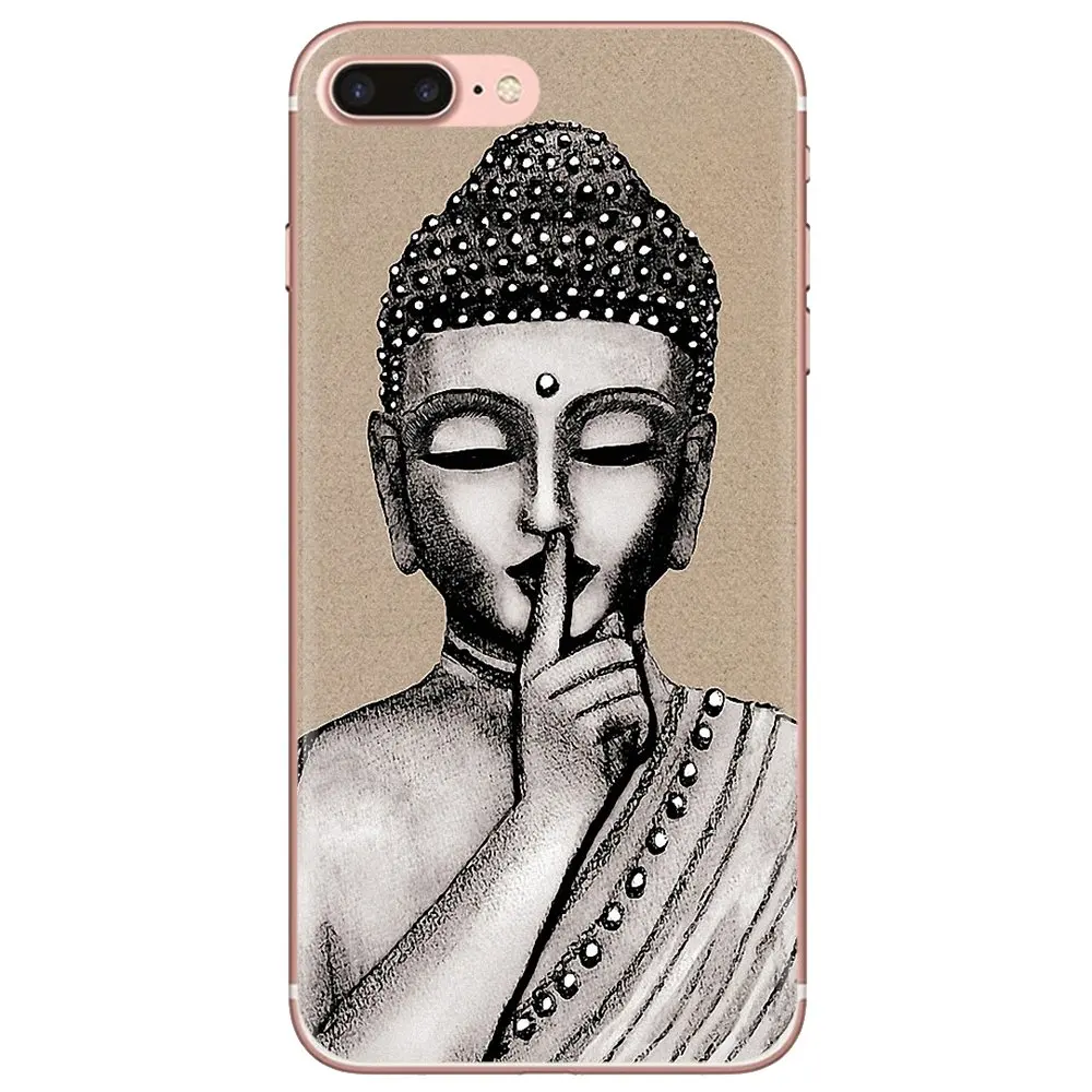 Чехол для iPhone 11 Pro 4 4S 5 5S SE 5C 6 6S 7 8 X XR XS Plus Max iPod Touch силиконовый чехол телефона Buda Buddha