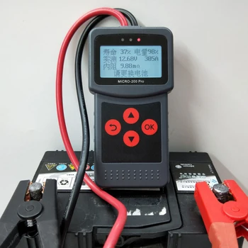 

MICRO-200 PRO Car Battery Tester 12v Multi-Language Digital AGM EFB Gel Automotive Load Battery System Analyzer For Car Moto