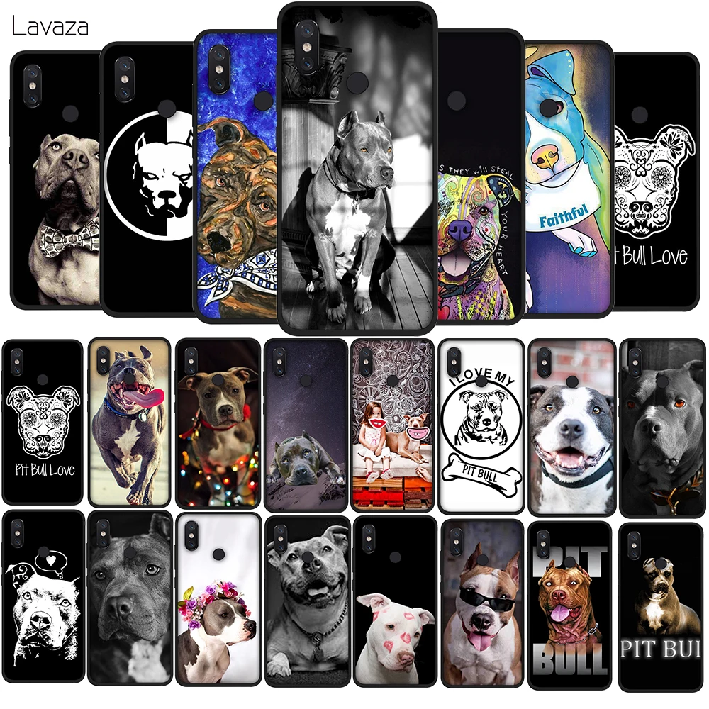 Мягкий ТПУ чехол Pit Bull Lovely Pet Dog Pitbull для Xiaomi 8 9 10 Lite SE 9T Pro Note силиконовый | Мобильные