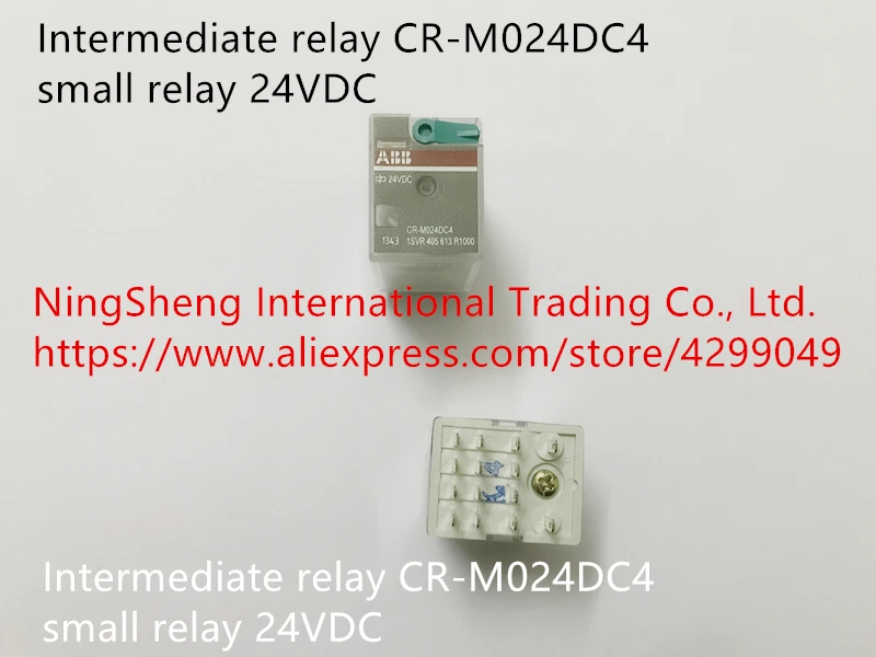 

Original new 100% intermediate relay CR-M024DC4 small relay 24VDC