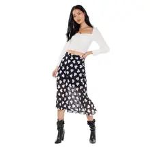 Юбки с принтом для женщин Модные женские прямые юбки с высокой талией мягкие юбки для девочек Милая одежда Jupe femme