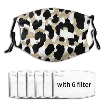 

Anti Dust Reusable Breathable Unisex Anti-Dust Leopard Print Mouth Masks Anti-ultraviolet Mask For Cycling Mascarillas
