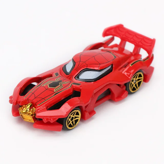 1:64 HOT 6pcs/set Disney Pixar Cars Avengers Infinity War Alloy Cars Set Truck Model Car Fast and Furious Diecast Cars Kids Gift 5