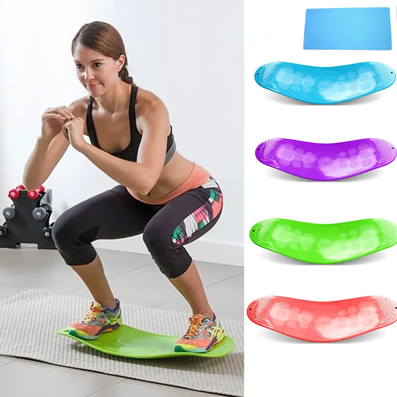 

Fitness waist yoga twister balance board Simply fit stabilizer dance wobble borad disk pad Gym home training ABS exercise plate