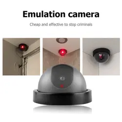 10 шт. имитационная камера наблюдения поддельная полушарная камера наблюдения с подсветкой поддельная домашняя камера наблюдения