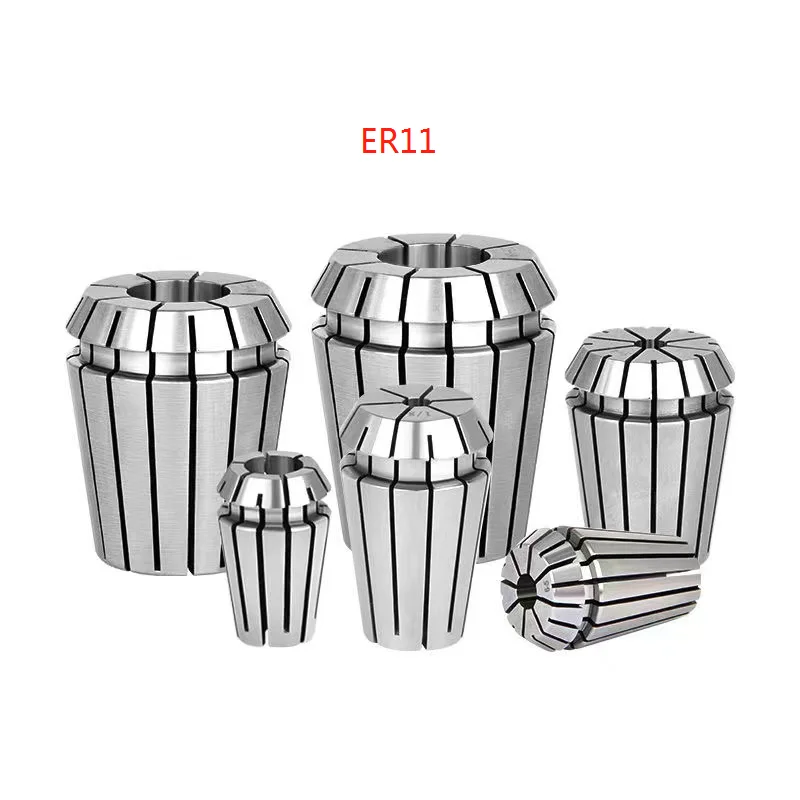 ER11 ER16 ER20 ER25 ER321-7MM 8MM 1/4-1/8-mmSpring Collet Chuck Precision 0.015 Collet For CNC Engraving Machine Lathe Mill Tool
