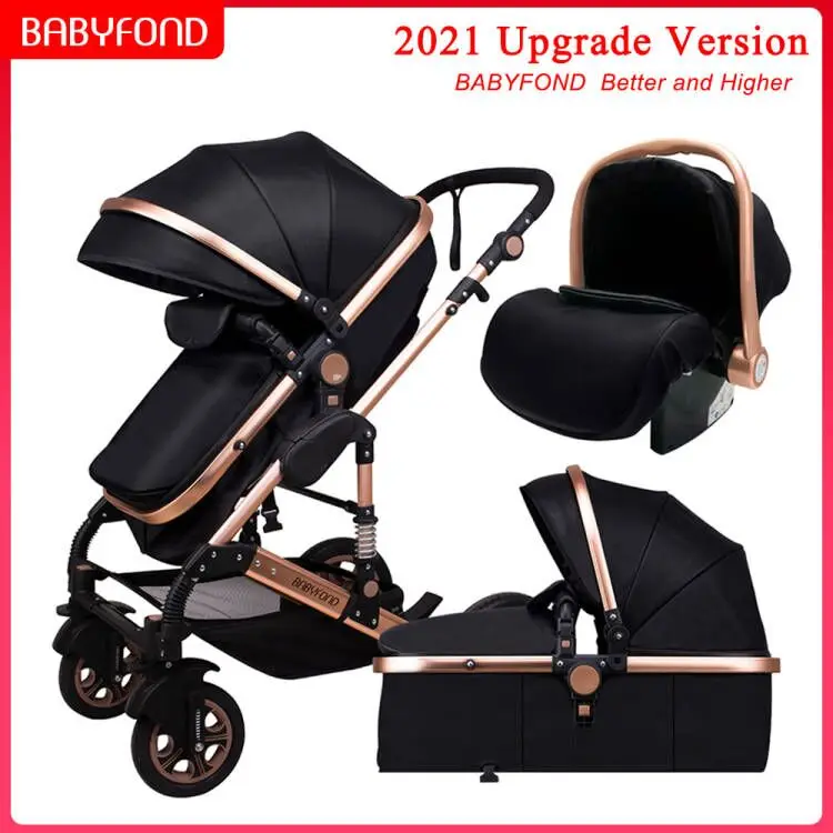 PROD 4001238551329 2021 new 3 in1 stroller CE certification baby
trolley high landscape baby pram double faced children free shipping in
four sea