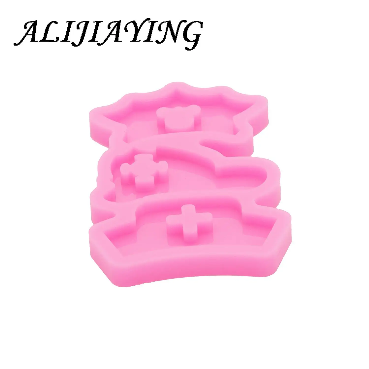 Glanz Innen Grippie Krankenschwester Peeling Silikon Form T-shirt Epoxy Handwerk Formen Ton Harz DIY für Abzeichen Reel DY0332 – Detail 8