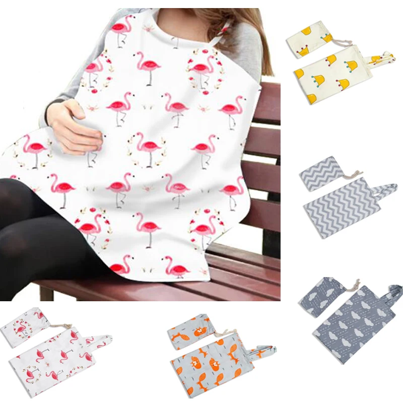 Cotton Breastfeeding Cover Feeding Baby Nursing Apron Women Mum Shawl Clothes Cotton Blanket Cloth Mommy Apron