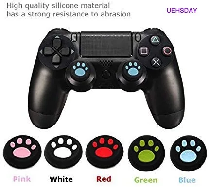 5Pairs Ps4 Gatto Artiglio Cap Rocker Tappo In Silicone Maniglia Rocker Cover Ps3One Rocker Cappuccio Di Protezione Ps4 Gatto Artiglio Della Copertura