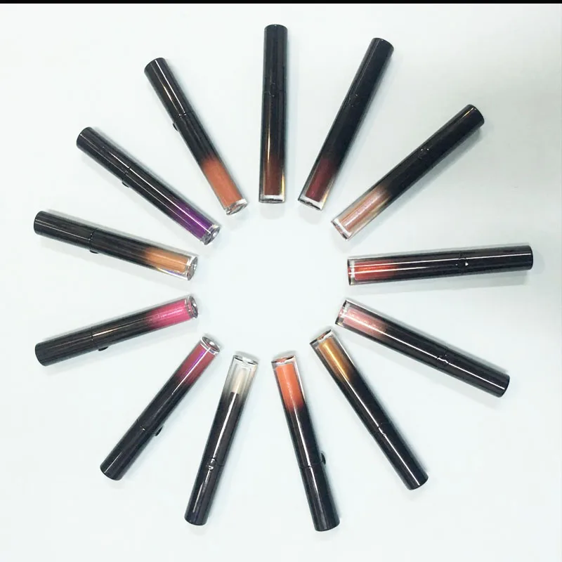13 color glitter liquid lip glaze lip gloss moisturizing water-proof custom logo cute style liquid lipstick private label