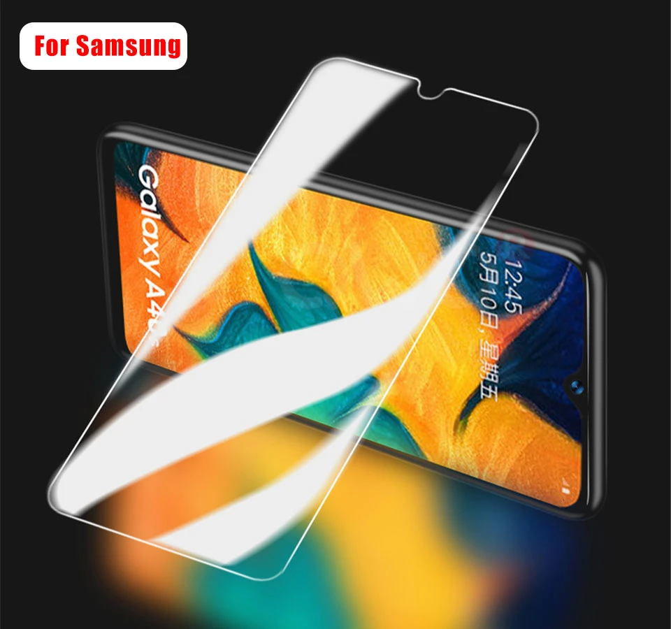 Защитный Стекло на samsung Galaxy A10 A50 A20 A20E A70 A30 A40 A80 A90 M10 M20 M30 M40 закаленное Экран защитная пленка