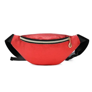 

Fashion Women Waist Pack Durable PU Leather Belt Bag Travel Hip Bum Bag Small Purse Chest Pouch 27x7x11CM