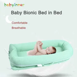 Lit de voyage pour bébé de 0 à 3 ans, 90x50x16cm, Portable, amovible, berceau pliable, pour nouveau né 