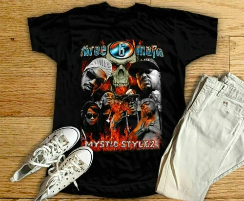 Three 6 Mafia T Shirt Vintage 90s Rap T 
