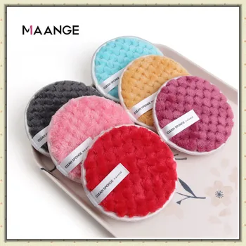 

Lazy Makeup Remover Pineapple Shape Double-sided Microfiber Suede Face Cleaning Cosmetic Puff Powder Puff Beauty Makeup Tool