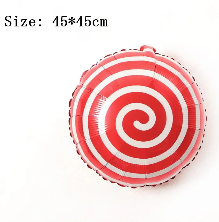 1pc red 1 шт. пончики леденец пицца Матча мороженое с днем рождения свадебные шары украшения Конфеты Пончик фольга Гелиевый шар - Цвет: 1pc red