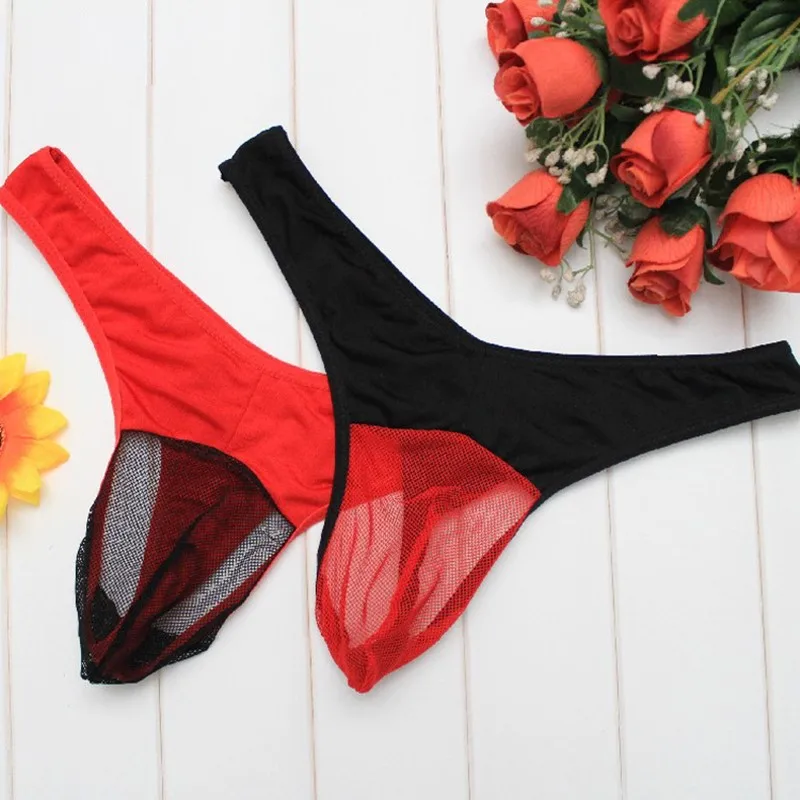 Мужское сексуальное нижнее белье Jockstrap радужные стринги мягкие дышащие трусы