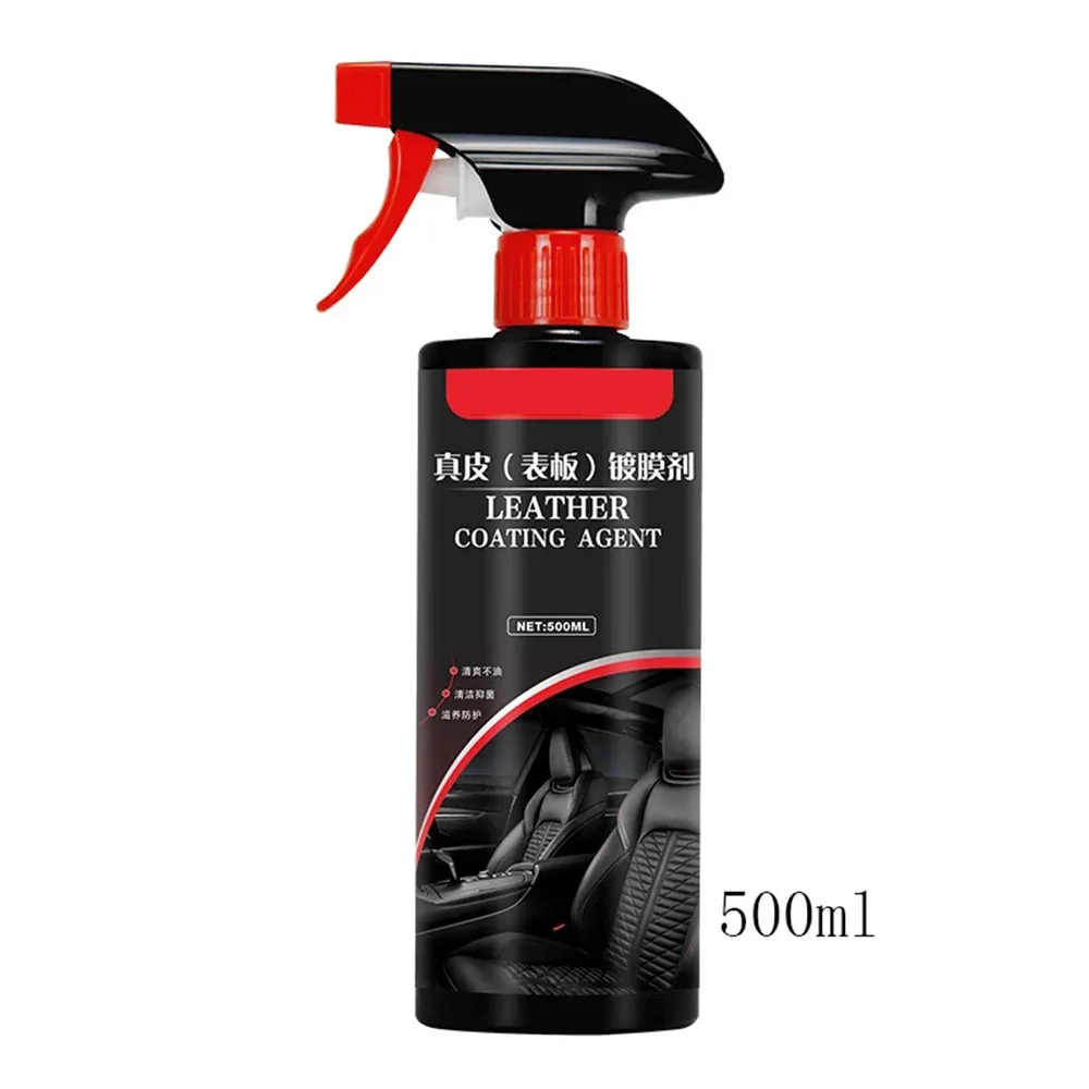 Car Total Interior Cleaner Plastic Crystal Plating Coating Polish Wax & Protectant Leather Cleaner Conditioner for Car Detailing