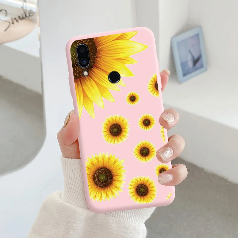 For Meizu note 9 Protective Shell Silicone Soft Shell Phone Case Candy Color Case Fashion Silicone Color Chrysanthemum meizu phone case with stones lock Cases For Meizu