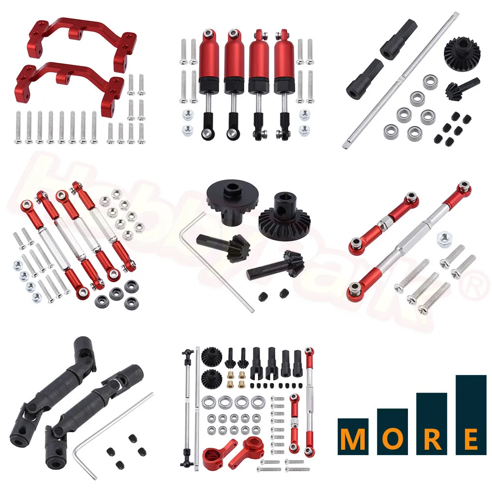 

Metal Parts for WPL HengLong 1/16 RC Car Military Truck Crawler 4x4 6WD C14 C24 B14 B24 B16 B36 Q60 Q61 Q64 Q65 Replacement