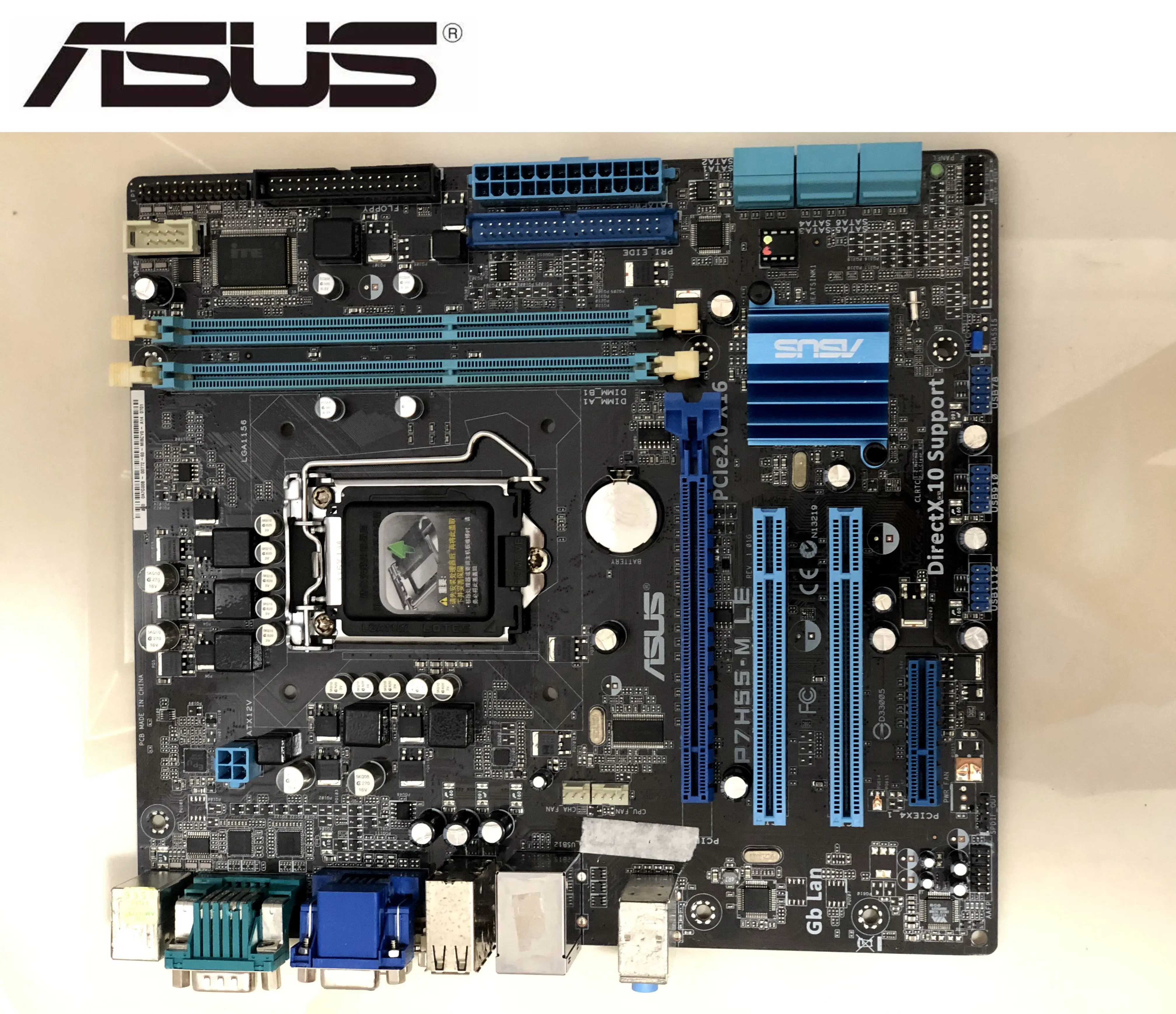 ASUS P7H55 M LE originele moederbord voor inte LGA 1156 DDR3 I3 I5 I7 ...