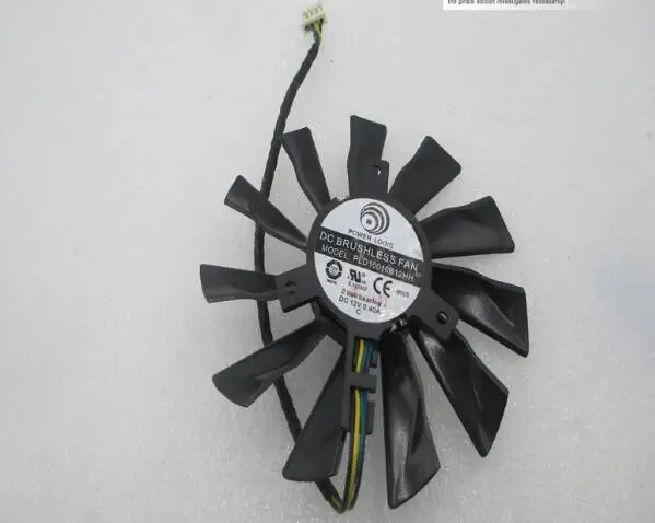 Вентилятор для PLA08015S12HH PLD10010B12HH PLA09215B12H MSI N560 570 580GTX HD6870 R9-290X R9-280X графика/видеокарта