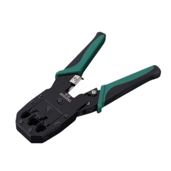 

Tuosen Tool Three With Network Pliers Multi-Function Cable Phone Crystal Head Crimping Pliers
